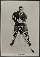 Load image into Gallery viewer, 1968-69 NHL Hockey Toronto Maple Leafs Bill Sutherland Team Issued Photo Vintage