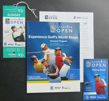 Load image into Gallery viewer, 2008 Canadian Open Golf Program Pairing Booklet + Round 4 Daily Sheet + Ticket