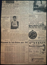 Load image into Gallery viewer, 1937 Howie Morenz Memorial Page Vintage NHL Hockey Newspaper Montreal Canadiens