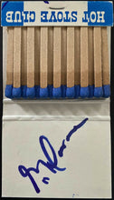 Load image into Gallery viewer, Maple Leaf Gardens Hot Stove Club Matches Autographed By Guy Larose Toronto