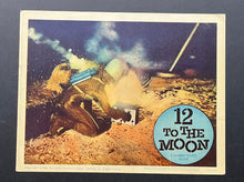 Load image into Gallery viewer, 1960 Original Vintage 12 To The Moon Movie Film Lobby Card #5 Columbia Pictures