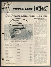 Load image into Gallery viewer, 1957 Toronto Maple Leaf Baseball Club Newsletter International League Spring