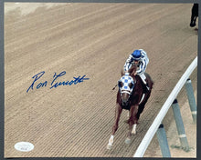 Load image into Gallery viewer, Ron Turcotte Autographed Signed Color Photo Horse Racing Secretariat JSA COA VTG