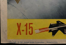 Load image into Gallery viewer, 1961 Lobby Card Poster X-15 Charles Bronson Mary Tyler Moore Science Fiction