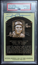 Load image into Gallery viewer, Tony Gwynn Autographed Signed MLB Hall of Fame Postcard PSA San Diego Padres