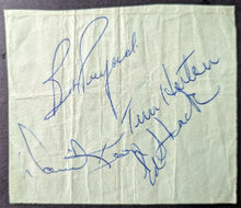 Load image into Gallery viewer, 1964 Toronto Maple Leafs Signed x4 Cut Horton+Keon+Pulford+Shack Autographed JSA