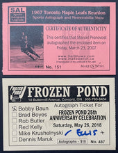 Load image into Gallery viewer, 1967 Stanley Cup Finals Game 6 Autographed Signed Program Toronto Maple Leafs