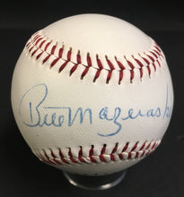 Load image into Gallery viewer, 1991 MLB All Star Baseball Autographed Bill Mazeroski Toronto Vintage SkyDome