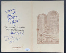 Load image into Gallery viewer, 1982 Conn Smythe Sports Dinner Program Autographed Harold Ballard Signed JSA