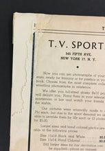 Load image into Gallery viewer, 1950 The Knockout Official Fite Program Billy Varga Leo Garibaldi