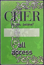 Load image into Gallery viewer, 1999-2000 Cher Do You Believe? Tour All Access Pass Graded icert NM-MT 8