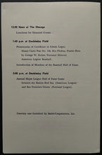 Load image into Gallery viewer, 1975 MLB Baseball Hall of Fame Induction Program + Game Ticket + Scorecard HOF