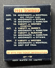 Load image into Gallery viewer, 1953 Varsity Stadium Football Matches Argos + U Of T Vintage Full Book