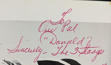 Load image into Gallery viewer, The Three Stooges Fan Club Autographed Photo Signed Moe Howard JSA LOA