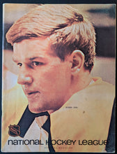 Load image into Gallery viewer, 1970 St Louis Arena Hockey Program Boston Bruins vs Blues Bobby Orr Cover