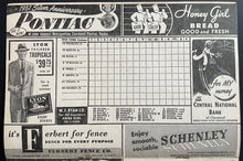 Load image into Gallery viewer, 1951 New York Yankees #6 Rookie Mickey Mantle Lineup Cleveland Stadium Program