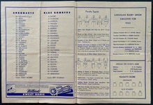 Load image into Gallery viewer, 1945 CFL Grey Cup Football Program Toronto Varsity Stadium Argos v Blue Bombers