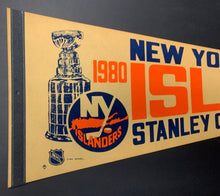 Load image into Gallery viewer, 1980 Stanley Cup Champions New York Islanders NHL Hockey Pennant