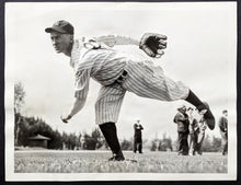 Load image into Gallery viewer, 1937 Kemp Wicker Type 1 Black & White Photo New York Yankees MLB Baseball VTG