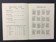 Load image into Gallery viewer, 1948 Winter Olympics Program Canada Hockey Games Vs Czechoslovakia St Moritz