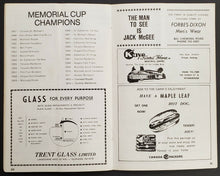 Load image into Gallery viewer, 1973-74 OHA Peterborough Program Petes vs Ottawa 67's Hockey Vintage