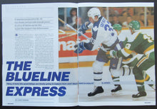 Load image into Gallery viewer, 1990 Maple Leaf Gardens NHL Program Toronto Maple Leafs vs LA Kings Wendel Clark