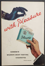 Load image into Gallery viewer, 1955 Maple Leaf Gardens Program Montreal Canadiens vs Toronto NHL Hockey Lumley