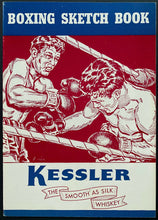 Load image into Gallery viewer, 1955 Boxing Sketch Book + Letter + Envelope Regarding Copies Of Kessler Promo