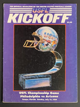 Load image into Gallery viewer, 1984 USFL Championship Game Program Philadelphia Stars vs Arizona Wranglers