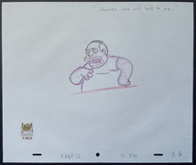 Load image into Gallery viewer, Original The Simpsons Production Art Comic Book Guy "My Big Fat Geek Wedding"