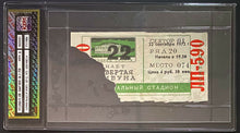Load image into Gallery viewer, 1972 Canada vs USSR Summit Series Hockey Game 5 Ticket Authenticated iCert