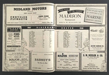 Load image into Gallery viewer, 1947 Chicago Stadium Hockey Program Detroit Red Wings vs Chicago Blackhawks NHL