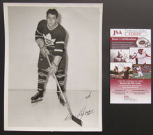 Load image into Gallery viewer, NHL Toronto Maple Leafs NHL Hockey Vic Lynn Signed Turofsky Photo Autograph JSA