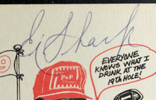 Load image into Gallery viewer, 1970s Eddie Shack Signed Pop Shoppe Postcard Toronto Maple Leafs Autographed VTG