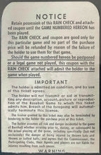 Load image into Gallery viewer, 1964 World Series Game 4 Ticket Yankee Stadium New York vs Cardinals Graded EX5