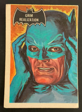 Load image into Gallery viewer, 1966 Topps Batman Black Bat #7 Grim Realization Non Sports Trading Card