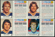 Load image into Gallery viewer, 1983-84 Esso Full Set Unscratched Coupons 21 NHL Hockey Player Cards Messier +