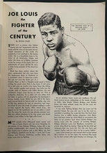 Load image into Gallery viewer, 1946 Yankee Stadium Boxing Program Joe Louis Retains Heavyweight Championship