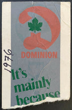 Load image into Gallery viewer, Feb 26 1976 Maple Leaf Gardens David Bowie Concert Ticket Stub Vintage