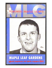 Load image into Gallery viewer, 1959 NHL Hockey Program Toronto Maple Leafs v Montreal Canadiens Carl Brewer