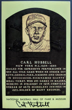 Load image into Gallery viewer, Carl Hubbell Signed Hall Of Fame Autographed Postcard New York Giants MLB COA