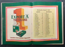 Load image into Gallery viewer, 1974 Exhibition Stadium Toronto Argos vs Montreal Alouettes CFL Football Program