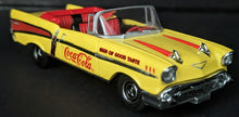 Load image into Gallery viewer, 1957 Coca Cola Chevrolet Bel Air Die Cast Metal Car Matchbox Collectibles 1:43