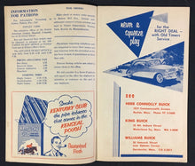 Load image into Gallery viewer, 1956 Fenway Park Baseball Program Boston Red Sox v Detroit Tigers Vintage MLB