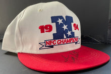 Load image into Gallery viewer, Troy Aikman Autographed Signed 1994 NFC Champions Snapback Hat NFL Football JSA