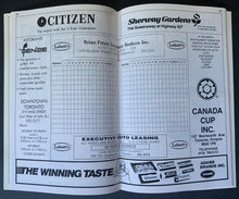 Load image into Gallery viewer, 1986 Toronto Maple Leaf Stadium Inter-county Signed Baseball Program Larry Doby