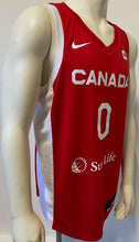 Load image into Gallery viewer, Lu Dort Autographed Team Canada Nike Olympic Basketball Jersey Signed CBF LOA