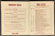 Load image into Gallery viewer, 1986 Rock 102 BIG 40 Buffalo's Heart Of Rock 'N Roll Chart Radio Survey Gabriel