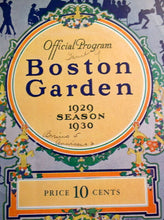 Load image into Gallery viewer, 1930 Boston Bruins vs New York Americans Vintage Hockey Program NHL Rare Old