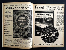 Load image into Gallery viewer, 1937 Forum Montreal VTG HKY Program Detroit Red Wings vs Montreal Maroons NHL